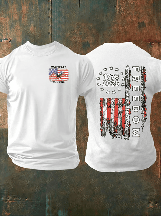 Men's Freedom Print T-Shirt
