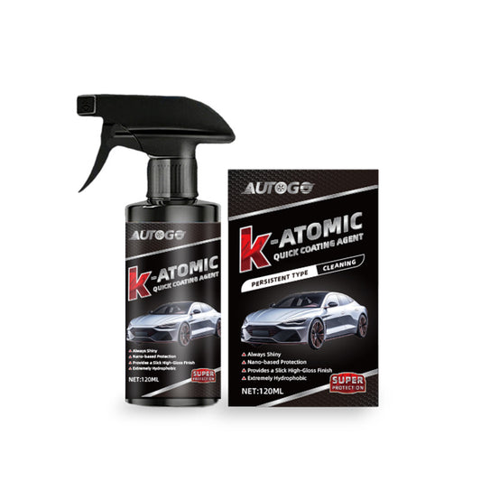 Automotive coating spray nano fast-acting coating brightens paint surface, hydrophobic and water-repellent