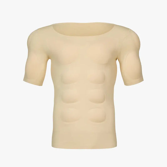 Men’s Invisible Seamless Muscle-Enhancing T-Shirt