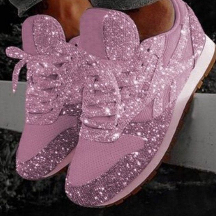 Zapatillas brillantes