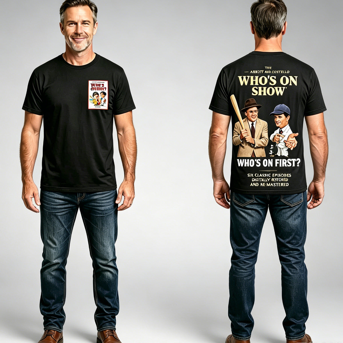 Qui est en première base ? T-shirt
