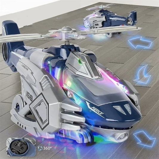 🛩🦖 LED-Dinosaurier-Hubschrauber-Spielzeug zum Verwandeln 🎉 2 kaufen, 10 % sparen