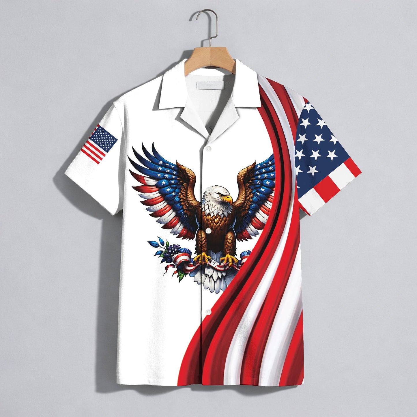 Chemise hawaïenne « Nous le peuple 1776-2026 Étoiles et rayures » -250e anniversaire des États-Unis