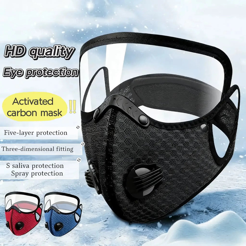 Mascarilla antipolvo reutilizable con filtro de carbono – Diseñada para estilos de vida activos