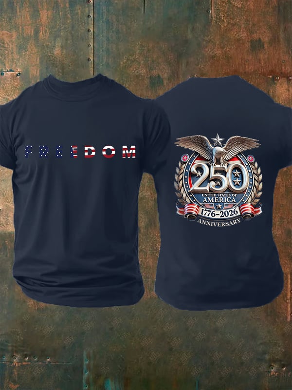 Camiseta de hombre con estampado FREEDOM