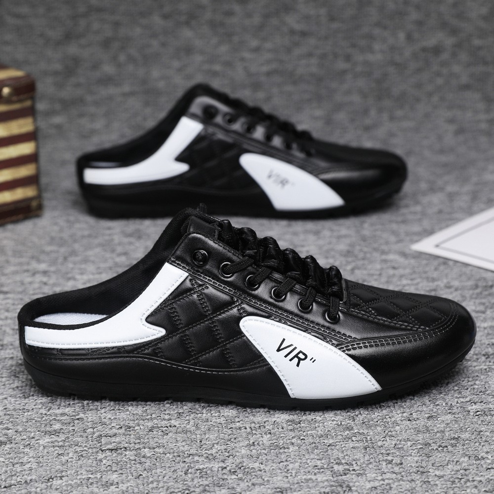 Pantuflas sin cordones de malla transpirable para hombre