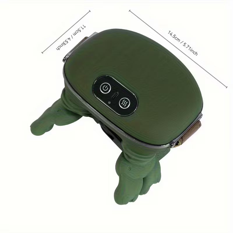 Simuliertes Nacken- und Schultermassagegerät, Brustbeinmuskel- und Halswirbelsäulenmassagegerät, multifunktional, USB-aufladbar, ideales Muttertagsgeschenk.