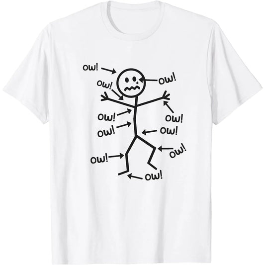 Humorvolles T-Shirt zur Sensibilisierung für chronische Schmerzen