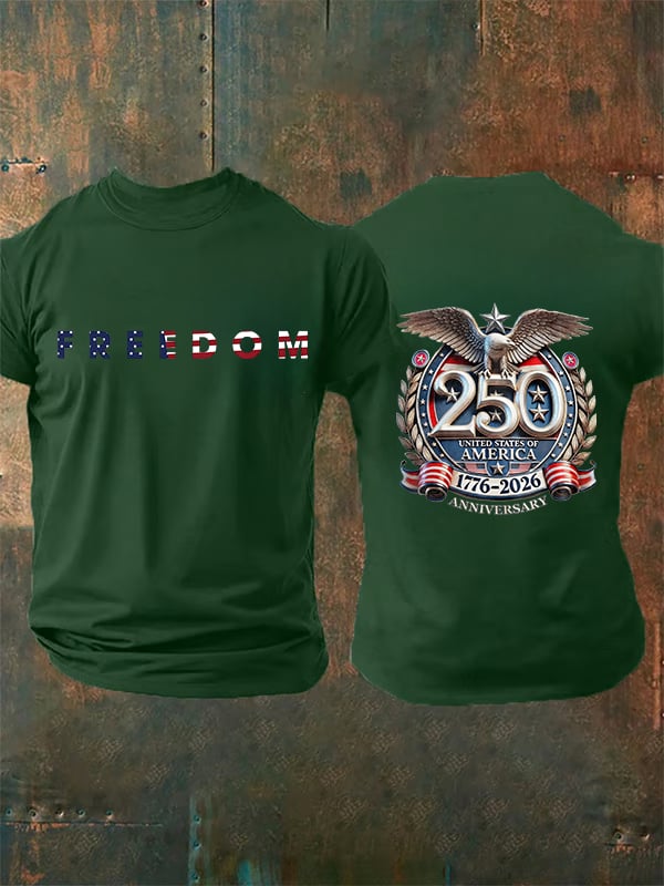 Camiseta de hombre con estampado FREEDOM