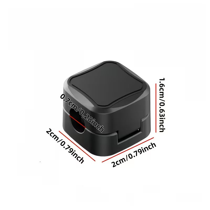 Magnetic Velcro cable organizer. Securely attaches to refrigerators, desktops, or cars, saving space. Suitable for home and office. An essential for organizing cables and plugs. Also ideal for desktop and drawer organization.
