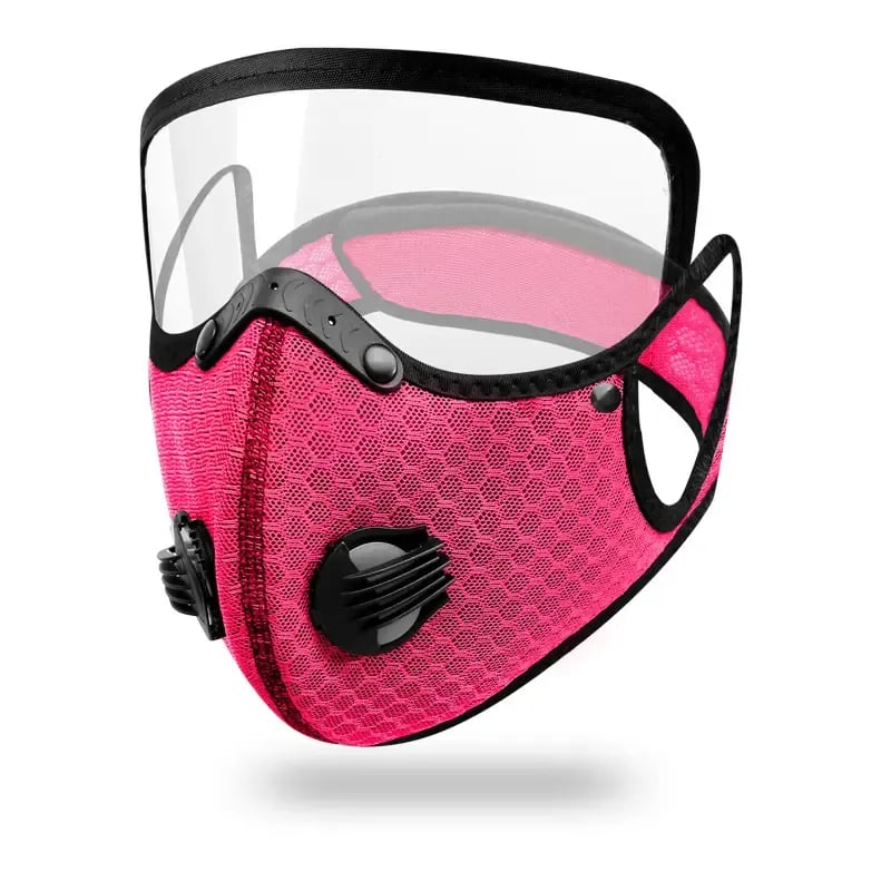 Mascarilla antipolvo reutilizable con filtro de carbono – Diseñada para estilos de vida activos