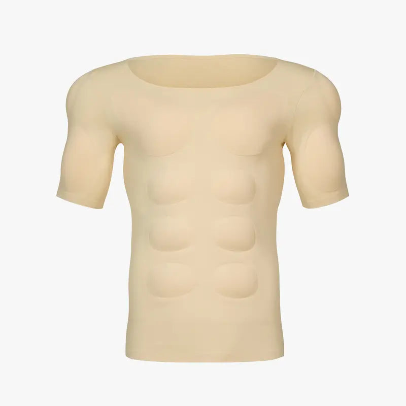 Men’s Invisible Seamless Muscle-Enhancing T-Shirt