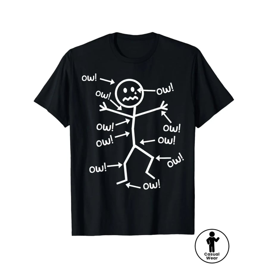 T-shirt humoristique de sensibilisation à la douleur chronique