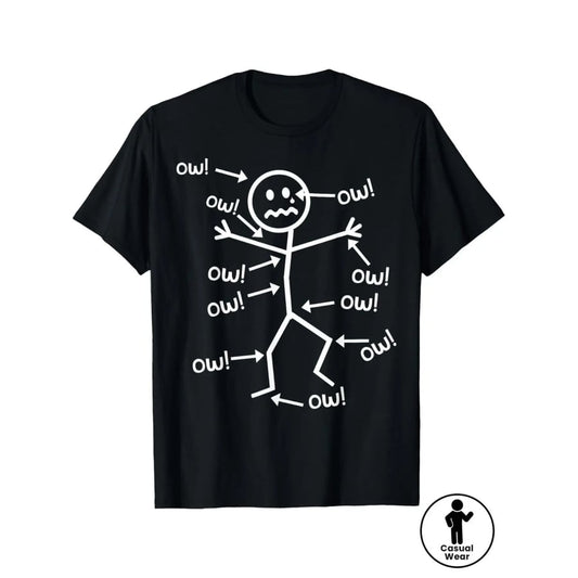 Humorvolles T-Shirt zur Sensibilisierung für chronische Schmerzen