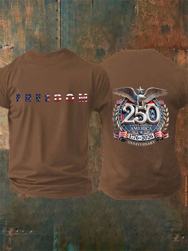 Camiseta de hombre con estampado FREEDOM