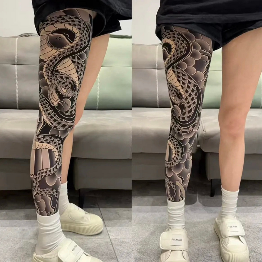 Tatouage invisible en maille UPF50+