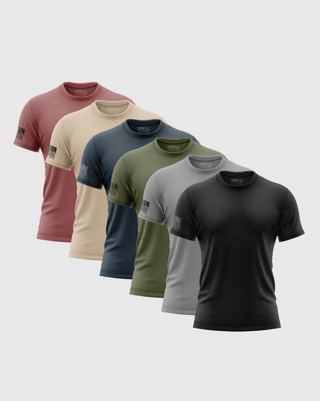„Standard Issue“-Flaggen-T-Shirt (6er-Pack)