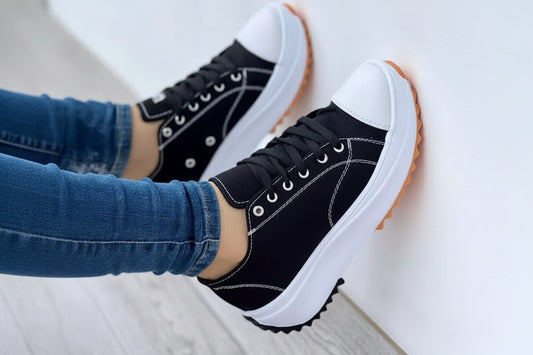 Canvas-Schuhe Damen Modische Sneaker