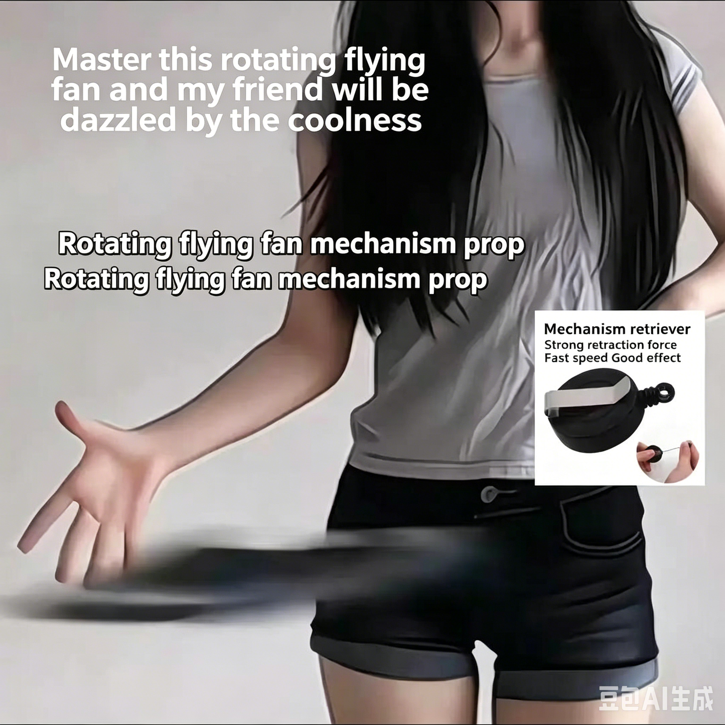 Bumerang-Zauberfächer mit Anleitung