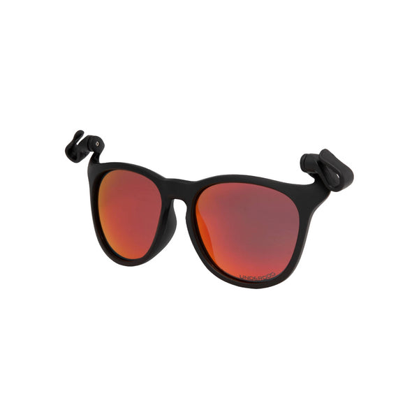 Sonnenbrille mit Clip zum Befestigen an der Kappe
