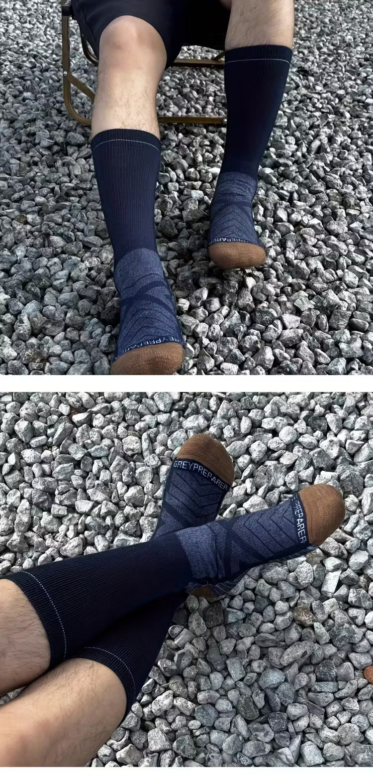 Single-pack outdoor wool quick-drying and abrasion-resistant professional hiking and mountaineering socks