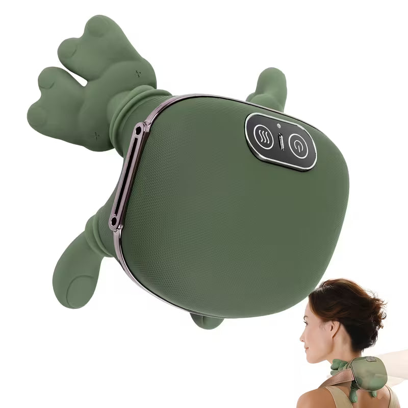 Simuliertes Nacken- und Schultermassagegerät, Brustbeinmuskel- und Halswirbelsäulenmassagegerät, multifunktional, USB-aufladbar, ideales Muttertagsgeschenk.