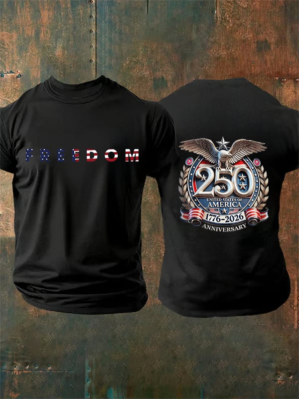 Camiseta de hombre con estampado FREEDOM
