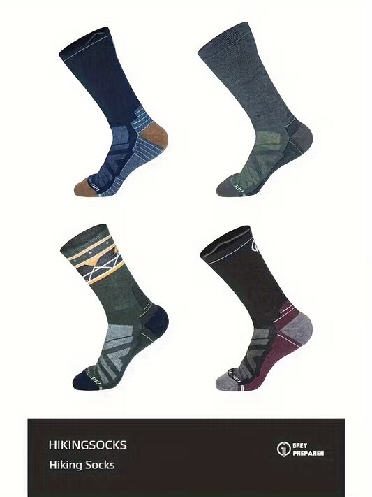 Einzelpackung Outdoor-Wollsocken, schnelltrocknend und abriebfest, professionelle Wander- und Bergsteigersocken