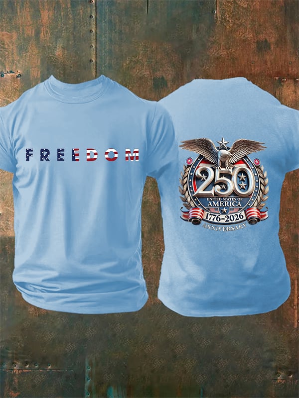 Camiseta de hombre con estampado FREEDOM