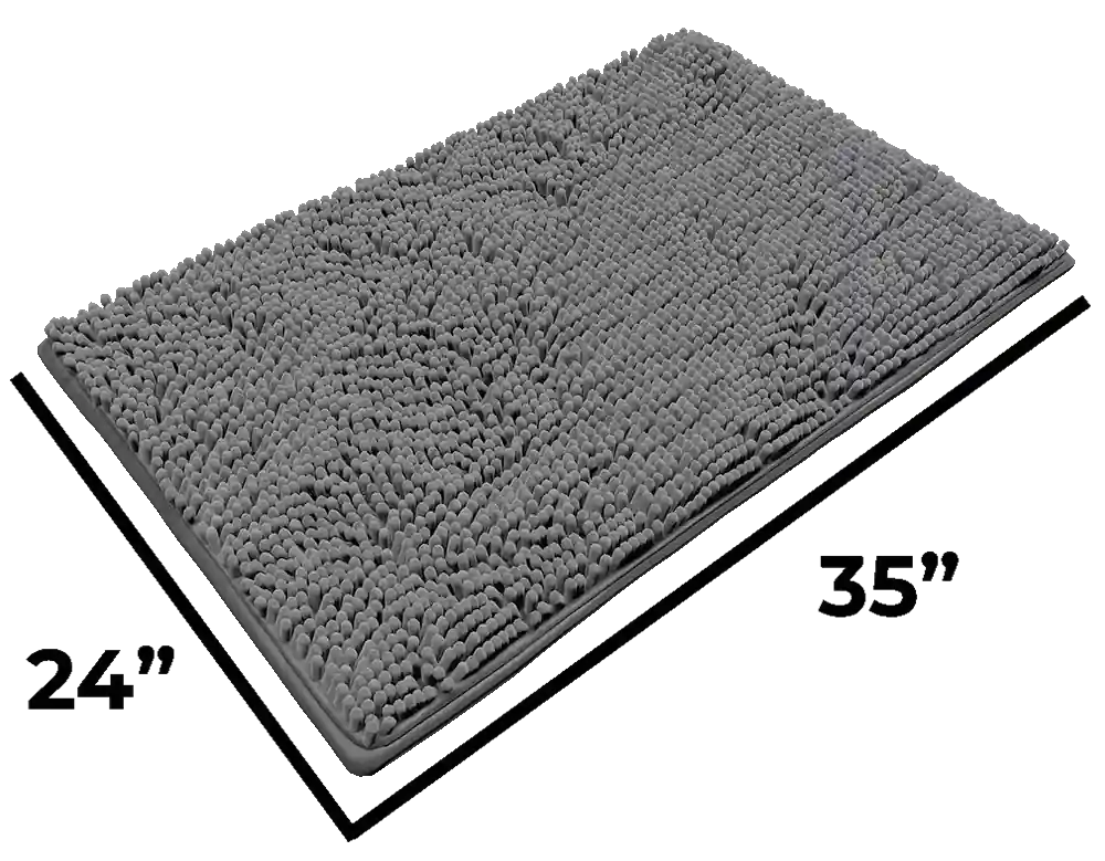 Wir präsentieren Muddy Mat – eine luxuriöse Fußmatte, ideal für Bad, Küche, drinnen und draußen. Maschinenwaschbar und trocknergeeignet.