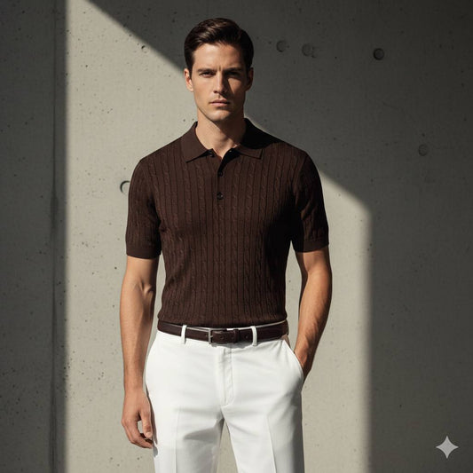 Knit Polo Shirt