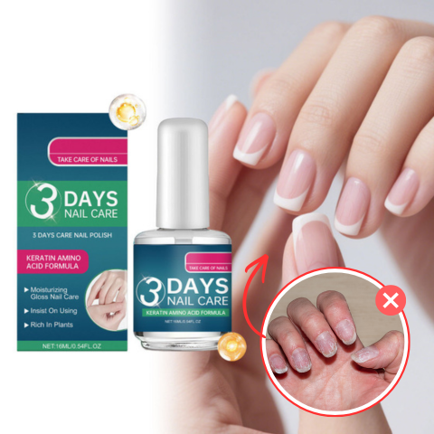 Aceite para uñas Keratin Glow™ de reparación profunda y brillo